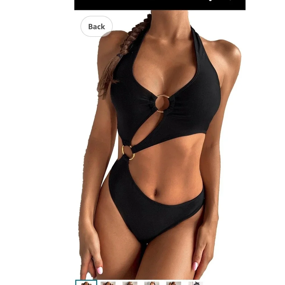 Hisaguhe black monokini